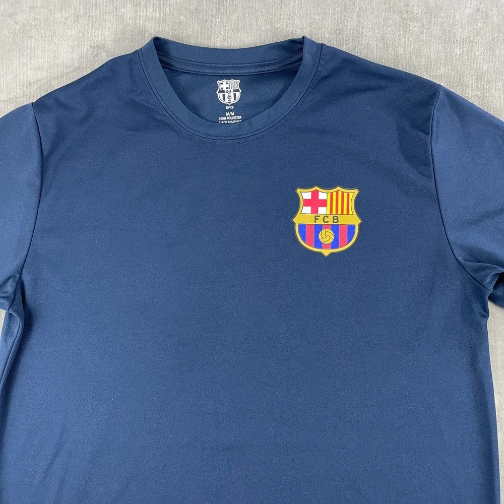 FC Barcelona Men M Navy Blue Soccer Jersey Number 10 Official Merchandise